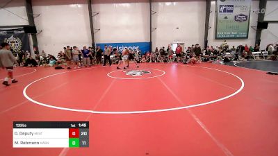 135 lbs Semifinal - Dominic Deputy, Meatballs vs Mark Rebmann, Mat Assassins Black