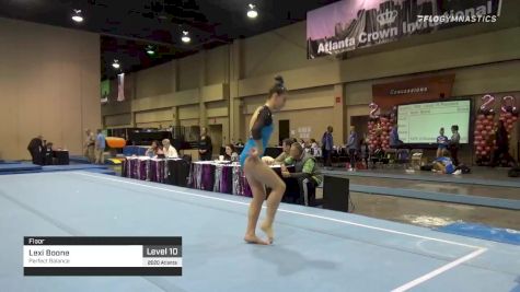 Lexi Boone - , Perfect Balance - 2020 Atlanta Crown Invitational