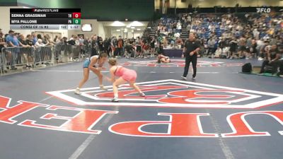 112 lbs Consi Of 16 #2 - Senna Grassman, TN vs Mya Pallone, PA