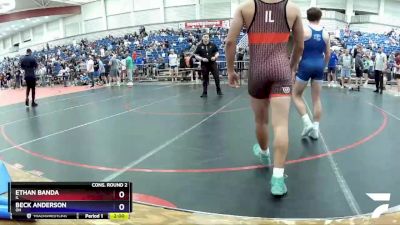 138 lbs Cons. Round 2 - Ethan Banda, IL vs Beck Anderson, OH