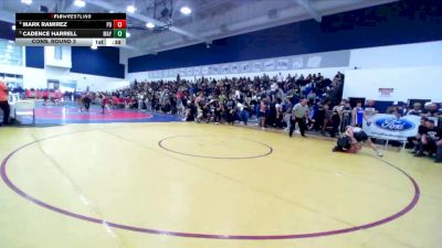 106 lbs Cons. Round 3 - Cadence Harrell, Mayfair vs Mark Ramirez, Palm Desert