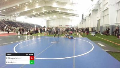 120 lbs Consi Of 16 #2 - Ryan Dimalanta, Rancho Bernardo WC vs Royal Craig, Foothill Falcons