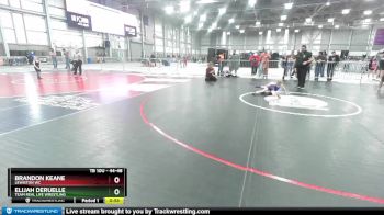 44-48 lbs Round 3 - Elijah Deruelle, Team Real Life Wrestling vs Brandon Keane, Lewiston WC