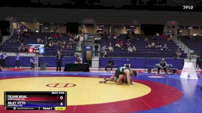 92 kg Quarterfinal - Tejvir Boal, Independent WC vs Riley Otto, Montreal NTC