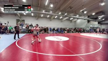 144 lbs Cons. Round 3 - Benjamin Knutson, Coronado vs Azuya Gracey, Poudre