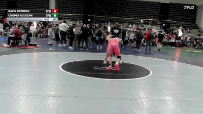 131 lbs Quarterfinal - Gavin Brennan, Washington Twp - MSC vs Cooper Rudolph, Revolution Wrestling Club - MSC