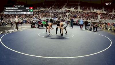 165-D3 1st Place Match - Enzo Morales, Walden Grove High School vs Nathaniel Gallardo, Sahuarita High School