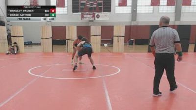 135 lbs 7th Place - Bradley Wagner, Mecca vs Chase Kastner, South Side Wrestling Club