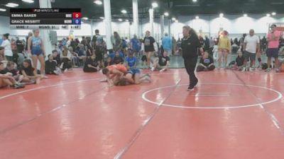 120 lbs Rr Rnd 3 - Emma Baker, MIREV - GK12E vs Grace Nesbitt, MGW Savage Sisters - GK12E