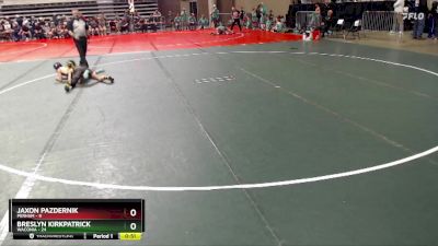 84 lbs Semis & 1st Wrestleback (8 Team) - Jaxon Pazdernik, Perham vs Breslyn Kirkpatrick, Waconia