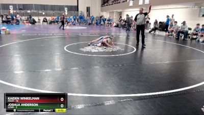 70 lbs Finals (8 Team) - Kaiden Winkelman, Foley vs Joshua Anderson, LCWM