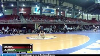 165 lbs Round 1 (4 Team) - Calen Harris, Lincoln Southwest vs Liam Nider, Manhattan HS