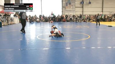 52 lbs Round 2 - 10:45am Saturday - Luke Rehak, PA Gold vs Xavier Almaguer, Gotcha