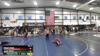 46 lbs Cons. Round 3 - McCoy Haws, Sanpete Girls Wrestling Club vs Alice McCoy, Charger Wrestling Club