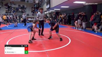 100 lbs Prelims - Abby Hirsch, Blue T Panthers vs Brooklynn Mckinney, East Tulsa Cardinals