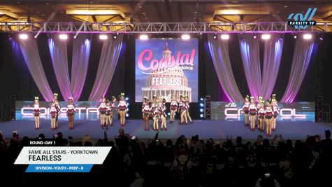 FAME All Stars - Yorktown - Fearless [2025 L1.1 Youth - PREP - B Day 1] 2025 Coastal at the Capitol Grand Nationals