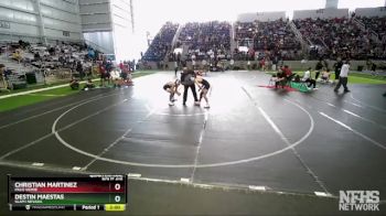 106 lbs Quarterfinal - Christian Martinez, Palo Verde vs Destin Maestas, SLAM! NEVADA