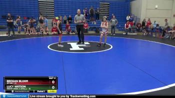 84 lbs Round 1 (4 Team) - Lucy Watson, Indian Creek A (small) vs Brogan Bluhm, Jet WC