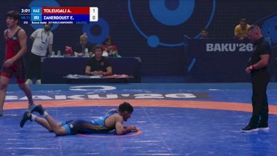 71 kg Final 3-5 - Alinur Toleugali, Kazakhstan vs Esmaeil Zaherdoust, Iran