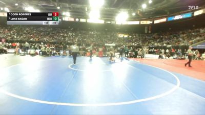 5A 150 lbs Cons. Semi - Coen Roberts, Lewiston vs Luke Eager, Middleton