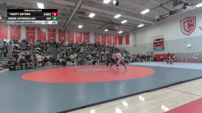 144 lbs Cons. Round 5 - Rusty Snyder, Montezuma Cortez vs Reese Appenzeller, Bayfield