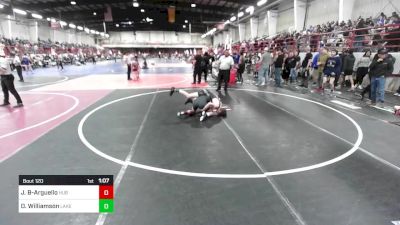 126 lbs Round Of 16 - Jaden Builtron-Arguello, Hub City WC vs Duke Williamson, Lakeland