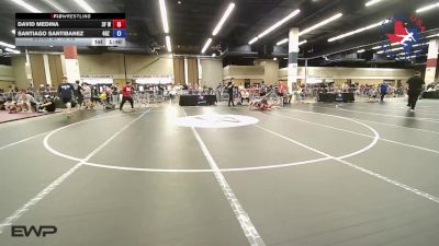 144 lbs Consi Of 16 #2 - David Medina, 3F Wrestling vs Santiago Santibanez, 4oz Wrestling