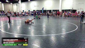 106 lbs Round 3 (10 Team) - Matthew Hernandez, Maximum Performacne vs Kellen Schoeff, Avon Wrestling Club