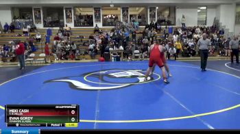 222 lbs Quarterfinal - Evan Gordy, Stanhope Elmore vs Meki Cash, T. R. Miller