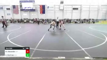 123 lbs Quarterfinal - Michael Alexander, Uintah vs Aden Martinez, New Mexico Slam Wrestling Club