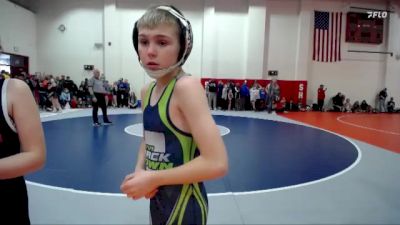 86 lbs Cons. Round 1 - Addalynn Hurt, Southern Indiana Wrestling vs Talon Oakes, New Castle Youth Wrestling