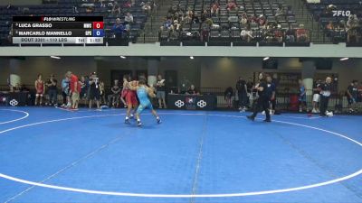 110 lbs Semis - Luca Grasso, MWC vs Marcarlo Mannello, GPS