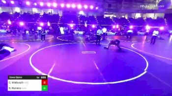 90 lbs Consolation - Casey Wiebusch, Wiggins vs Samuel Romero, Duran Elite