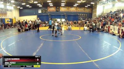 113 lbs 1st Place Match - Lucas Barrios, KWC vs Erik Perez, Lost Tribe