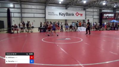 70 kg Consi Of 32 #1 - Drew Witham, Lirtc vs Alec Peralta, Southern Illinois Regional Training Center