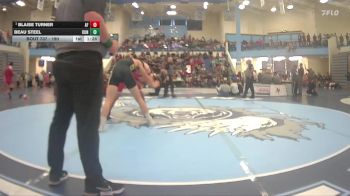 190 lbs Semifinal - Blaise Turner, American Falls vs Beau Steel, Kuna