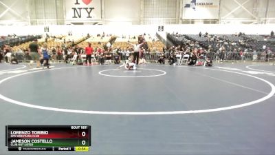 56 lbs Cons. Round 5 - Jameson Costello, Club Not Listed vs Lorenzo Toribio, GPS Wrestling Club