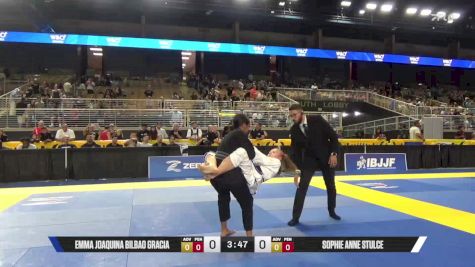 Sophie Anne Stulce vs Emma Joaquina Bilbao Gracia 2025 Pan Kids Jiu-Jitsu IBJJF Championship