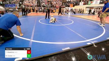 43 lbs Round Of 16 - Tucker Hawkins, Checotah Matcats vs Rafe Evans, Tiger Trained Wrestling