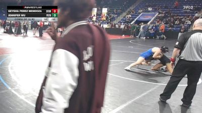 114 lbs Consi Of 16 #2 - Jennifer Wu, Putnam vs Geysha Perez Mendoza, Springfield Central (W)