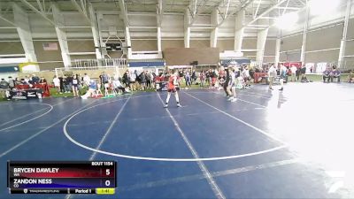 106 lbs Quarterfinal - Brycen Dawley, WA vs Zandon Ness, CO
