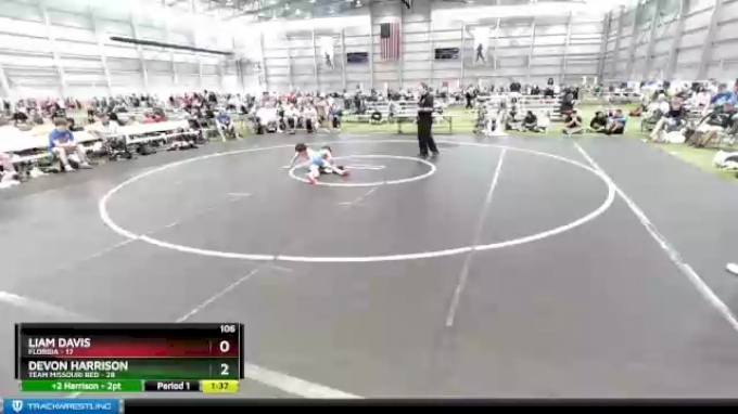 106 lbs Semis & 3rd Wb (16 Team) - Liam Davis, Florida vs Devon ...