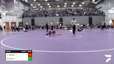 62-66 lbs Semifinal - Lawrence Lj Wallen, Bulldog Premier Wrestling vs Anthony Quiroz, Region Wrestling Academy