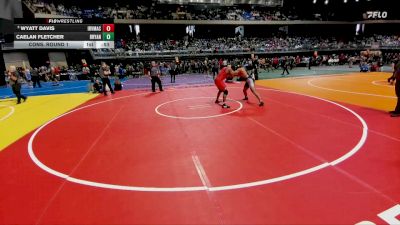 6A 190 lbs Cons. Round 1 - Wyatt Davis, Irving MacArthur vs Caelan Fletcher, Bryan