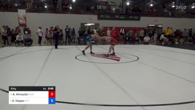 61 kg Quarterfinal - Alex Almeyda, Pennsylvania RTC vs Aaron Nagao, Nittany Lion Wrestling Club
