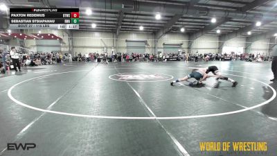 115 lbs Round Of 64 - Paxton Redenius, BTWC vs Sebastian Stsiapanau, Roundtree Wrestling Academy