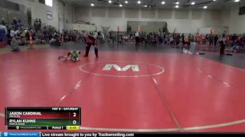 45 lbs 1st Place Match - Rylan Kuhns, Maple River vs Jaxon Cardinal, MN Elite