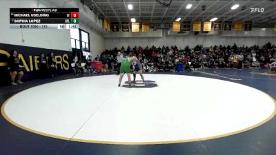 170 lbs Champ. Round 1 - Michael Uselding, El Toro vs Sophia Lopez, Upland