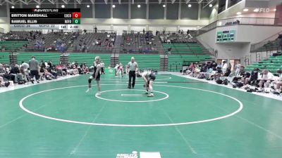 132 lbs Quarters & 1st Wb (16 Team) - Britton Marshall, Colquitt County vs Samuel Ellis, North Forsyth