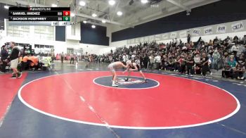 113 lbs Cons. Semi - Jackson Humphrey, Sultana vs Samuel Jimenez, Eleanor Roosevelt